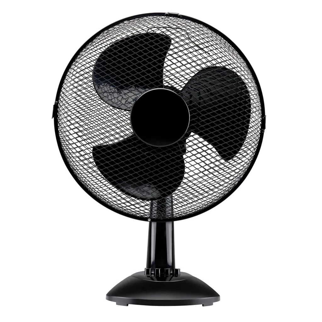 Petit Ventilateur pour Bureau et Table - Appareil de Ventilation Noir