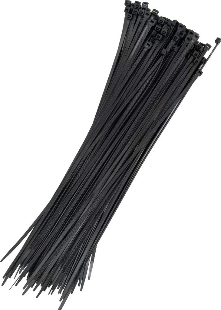 500 Kabelbinder Set – Schwarz, 100 Mm Lang, 2,5 Mm Breit, Perfekt Für Elektro- Und Heimwerkerprojekte
