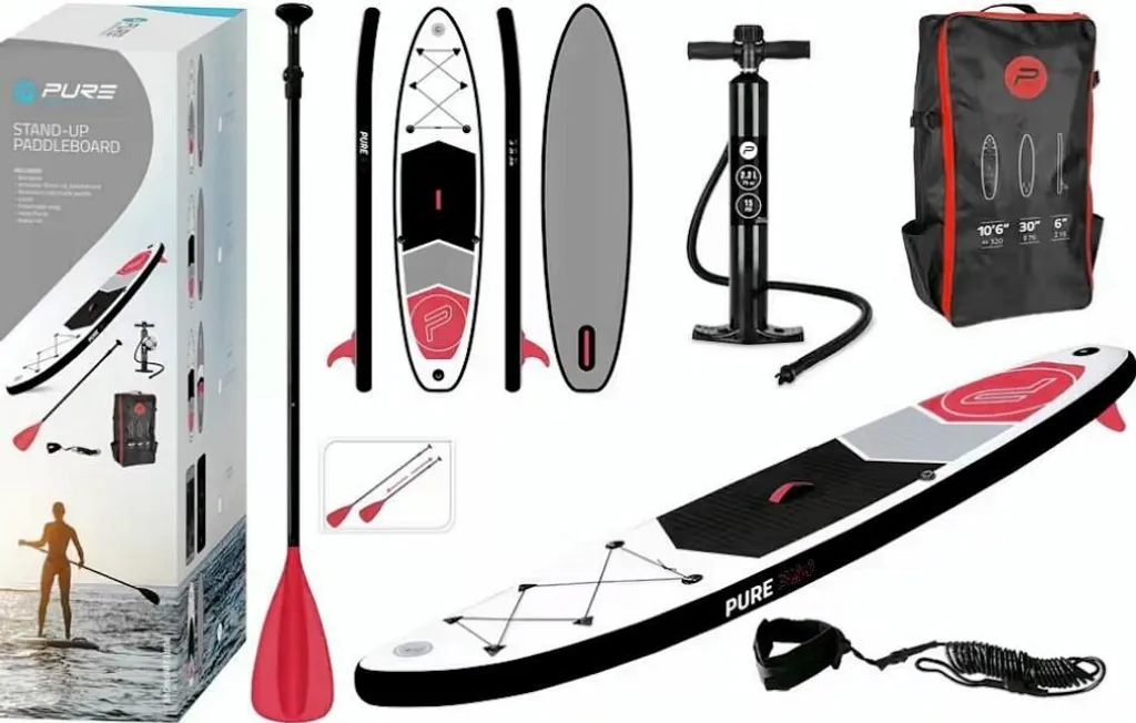 Paddle Gonflable de Balade 10'6 Idéal pour Débuter en Lac et Rivière