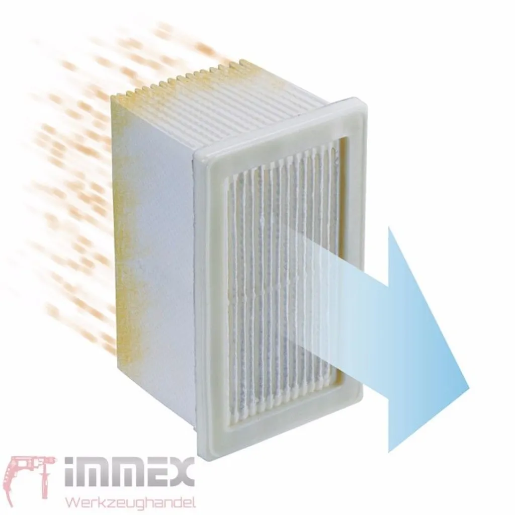 Filtro HEPA Originale Makita 199557-7 - Per Sistemi Aspirazione Polvere DX08 E DX09, Efficienza 99.75%