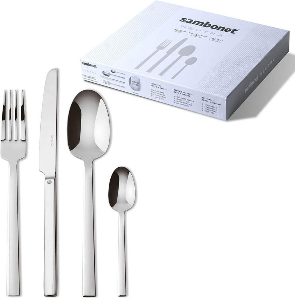 Sambonet Taste bestekset, roestvrij staal 18/10, 24-delig, Productafbeelding 