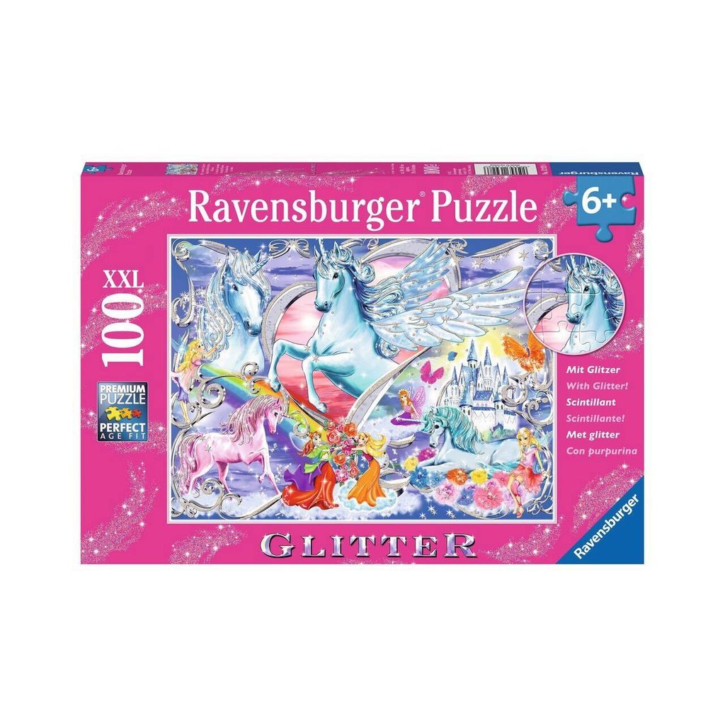 100 pièces Ravensburger Kinder Puzzle XXL Glitter Les plus