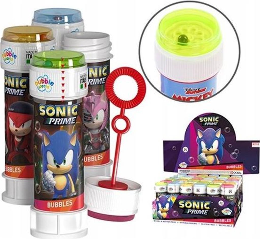 Seifenblasen für Kinder SONIC Hedgehog Spiel Produktbild 