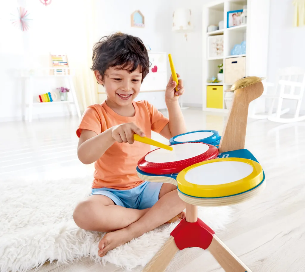 Table de Percussion Multicolore Hape E0613 avec Cymbale Intégrée - 8