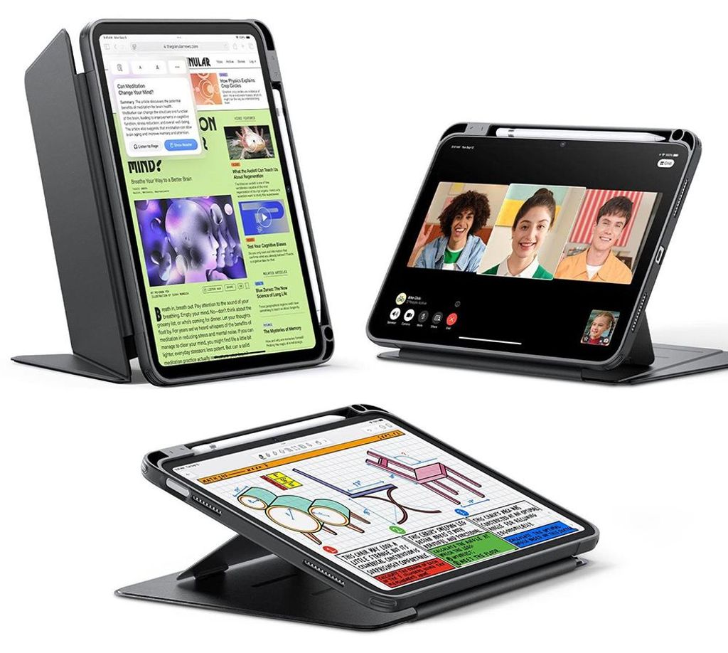 ESR – Flip Hybrid skladacie puzdro s držiakom na stylus pre Obrázok produktu 