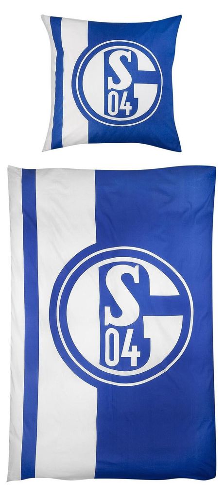 FC Schalke 04 Baumwoll-Bettwäsche-Garnitur  Wende Produktbild 