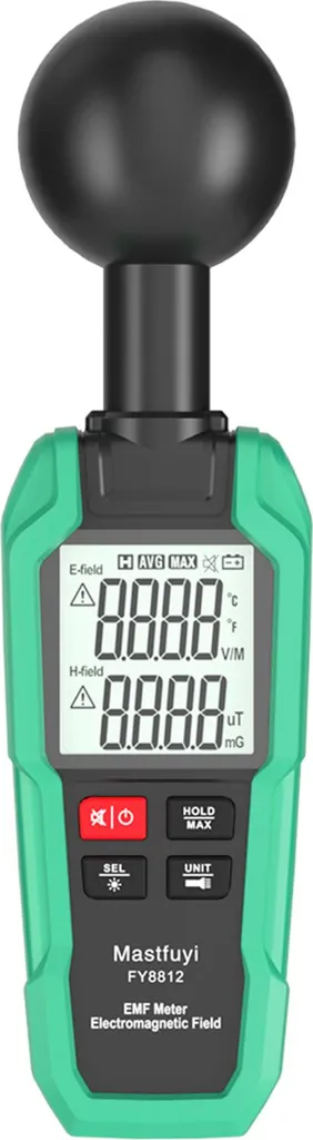Testeur de Rayonnement Électromagnétique Portable pour Maison et Bureau LCD