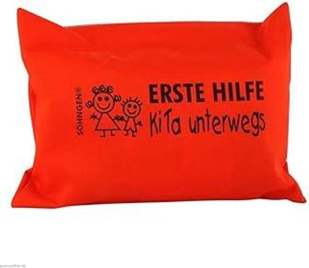 Söhngen Erste-Hilfe Set KiTa unterwegs (Verbandset mit Füllung, für Kinder/Kleinkinder, Verbandstoffe + Erste-Hilfe Material in kleinen Größen...