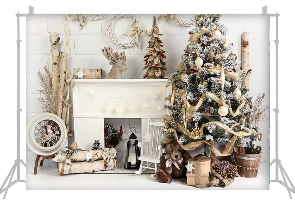 2,1 * 1,5 m / 7 * 5 Fuss Weihnachtshintergrund Fotografie Hintergrund Portraetfotografie Kulissen Fotostudio Requisiten fuer Weihnachtsdekoration B...