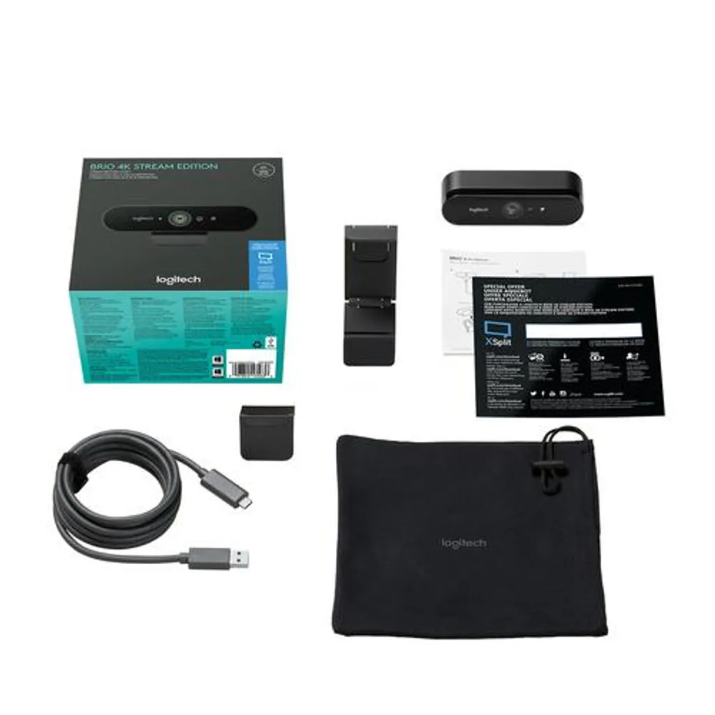 Webcam 4K Logitech BRIO Stream Edition pour Streaming et Visioconférence - 41