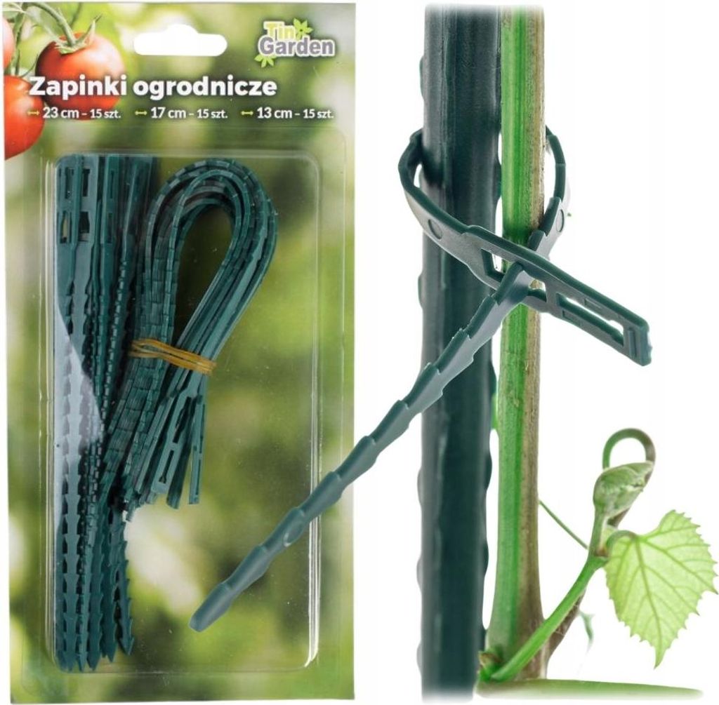 Gartenbinder Set - 45 Stück - 23/17/13 cm - Wetterfest - Produktbild 