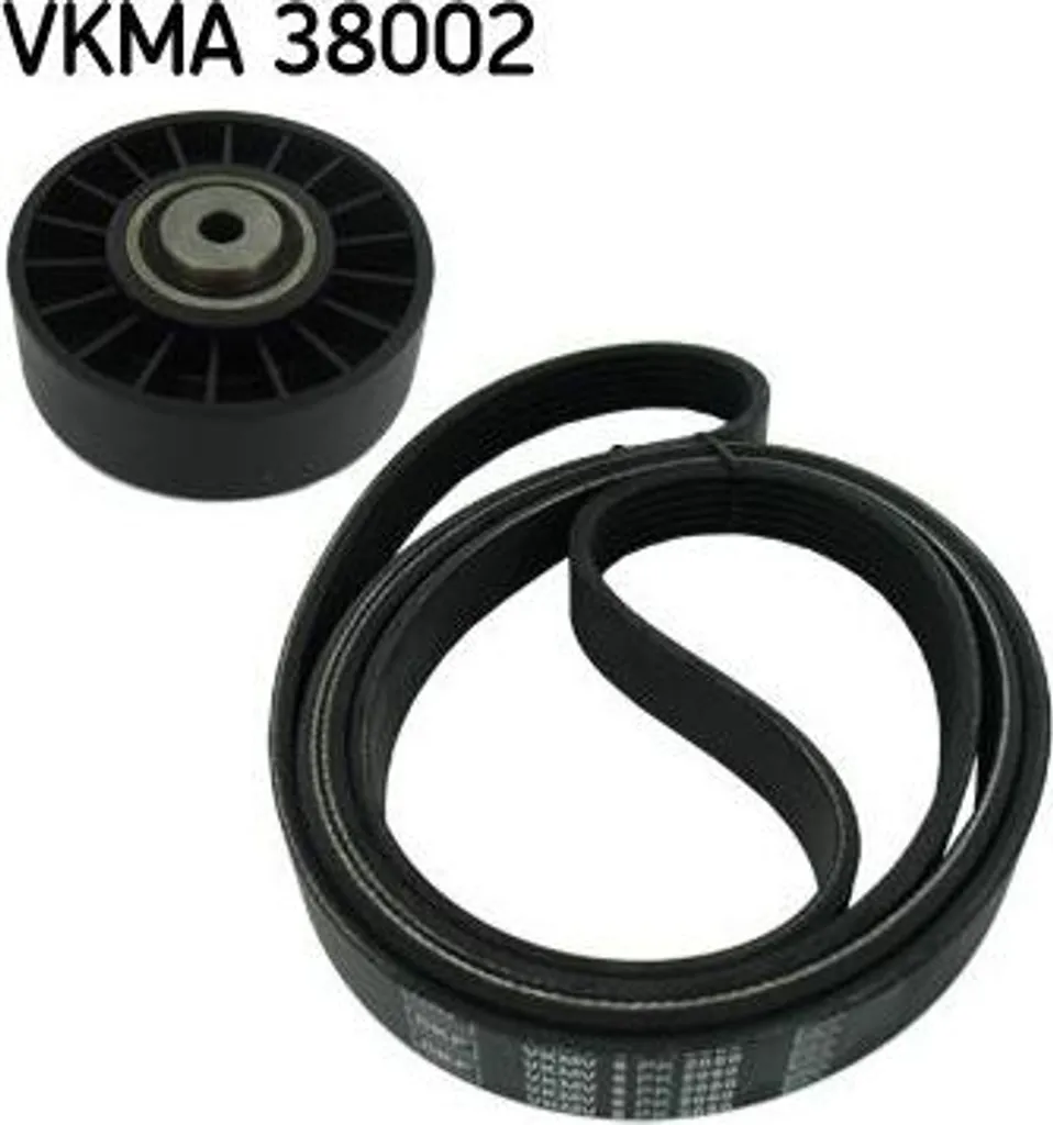 Courroie Trapézoïdale Crantée SKF VKMA 38002 Haute Résistance EPDM
