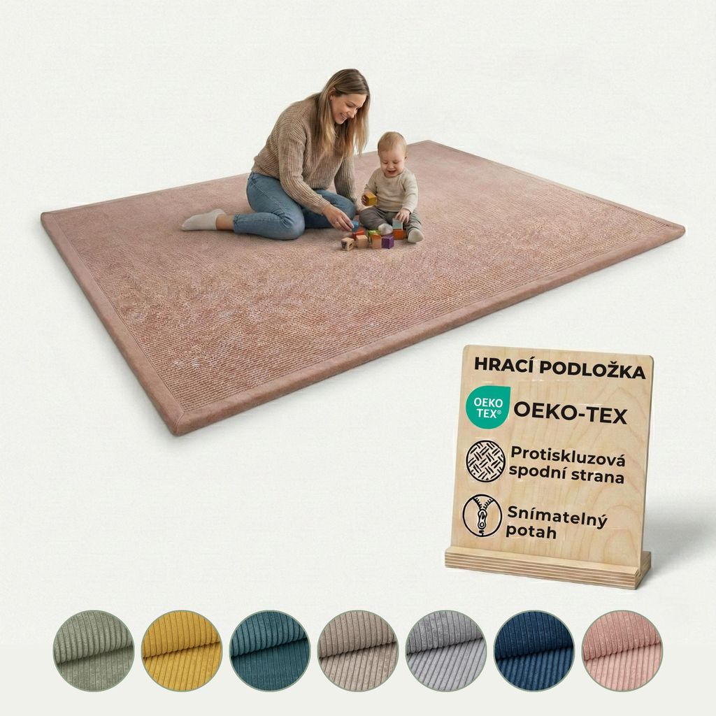 Pillows24 - Dětská podložka na plazení 150x200 cm | 3 cm Obrázek produktu 