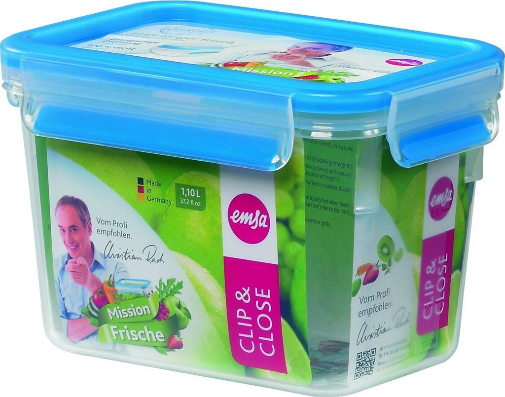 Frischhaltedose Clip&Close 1,1 L rechteckig Produktbild 