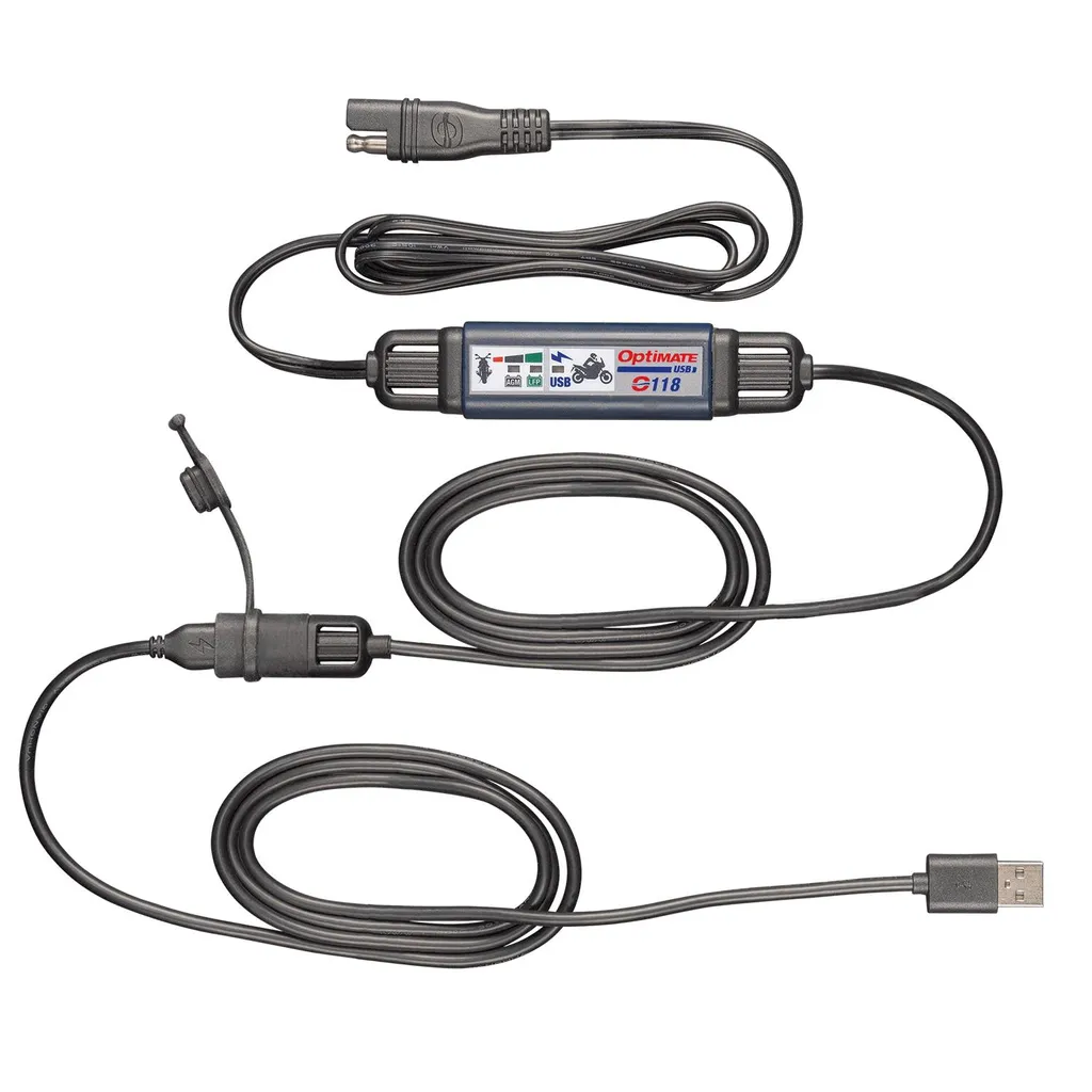 Câble de charge USB-C pour GPS de moto avec contrôle batterie direct