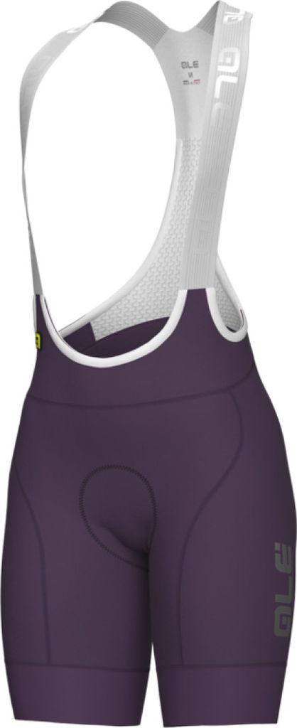 ALÉ Kurze Fahrradhose mit Trägern - MAGIC COLOUR PR-E - bordeaux M