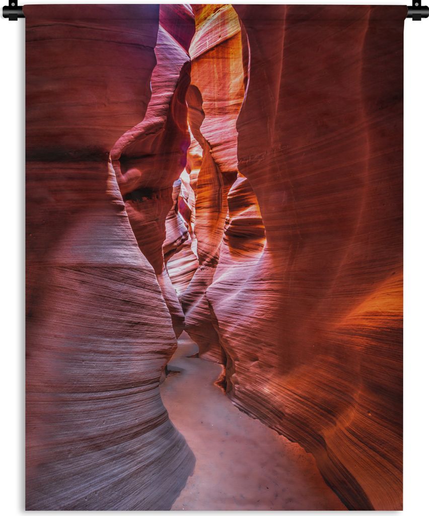 MuchoWow Wandteppich Wandbehang Landschaft - Höhlen - Stein - Natur 90x120 cm Tapisserie Dekoration Wandtuch - Wanddeko