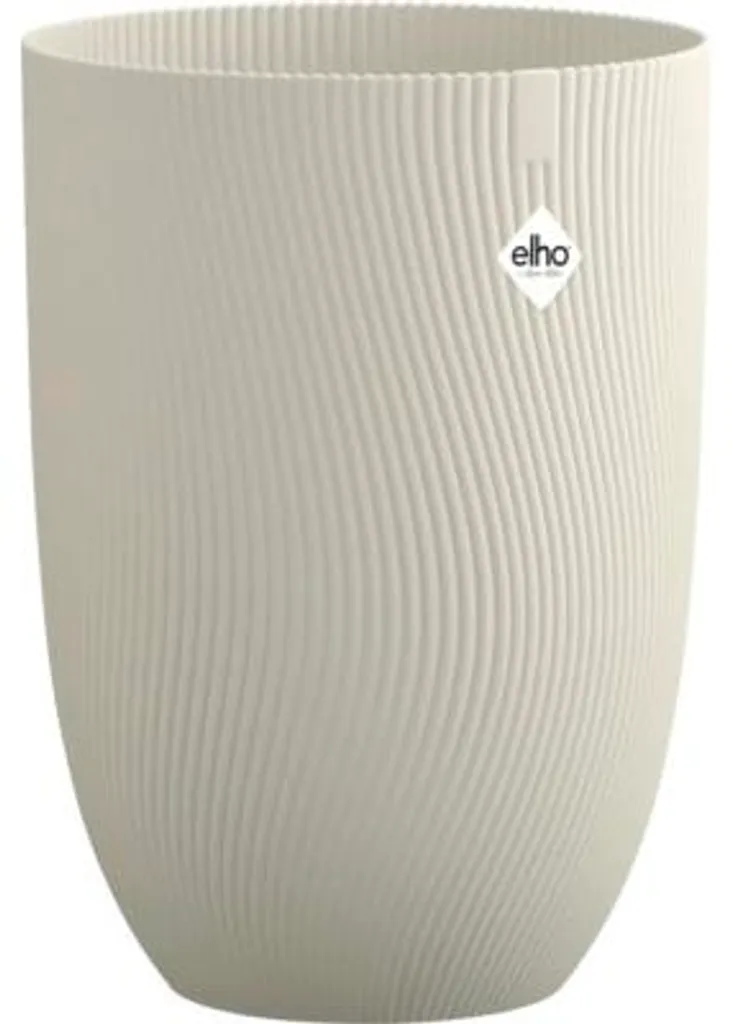 Colonne à fleurs Elho Sereh Ø 29,5 cm H 40,5 cm beige champignon durable