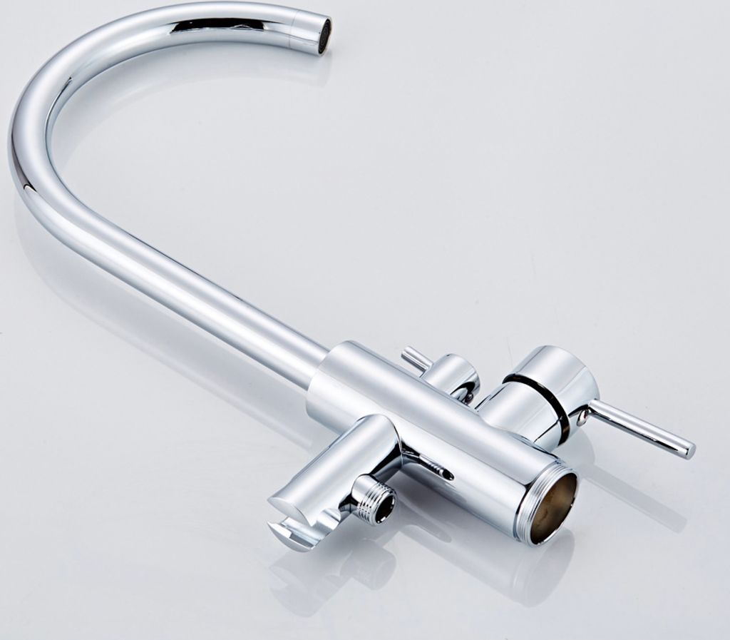 Aloni Standarmatur für freistehende Badewannen Chrom Badewannenarmatur