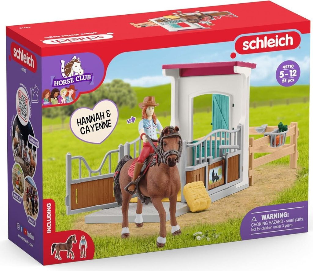 Horse Club: Paardenstal met Hannah & Cayenne Productafbeelding 