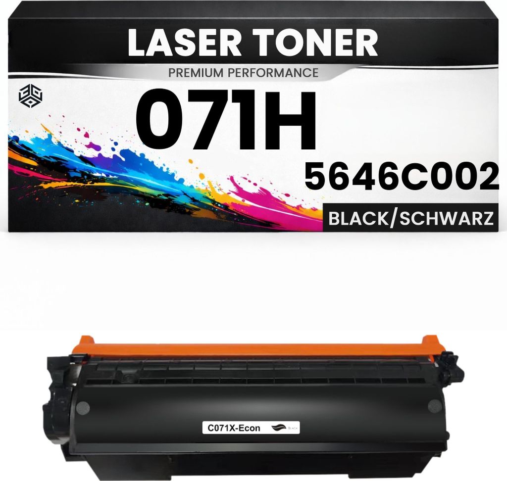 Toner kompatibel für Canon Cartridge 071H / 5646C002 i-SENSYS LBP122dw i-SENSYS MF272dw/MF275dw in Schwarz