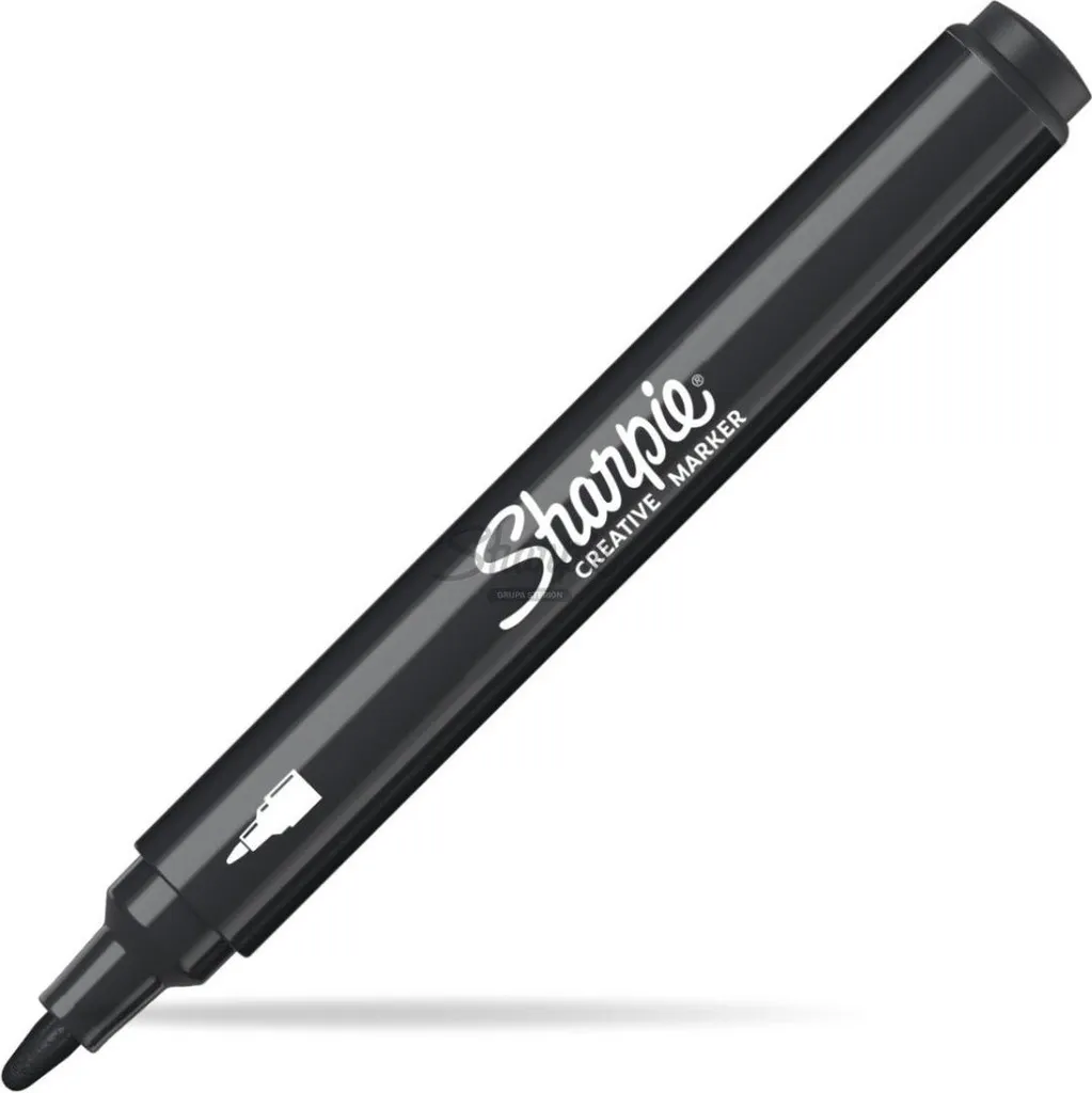Feutre Peinture Acrylique Sharpie Noir pour Customisation et Déco