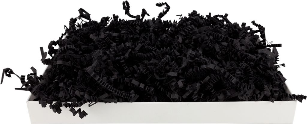 SizzlePak Schwarz – 1 kg Füllmaterial aus Papier für Geschenke & Pakete