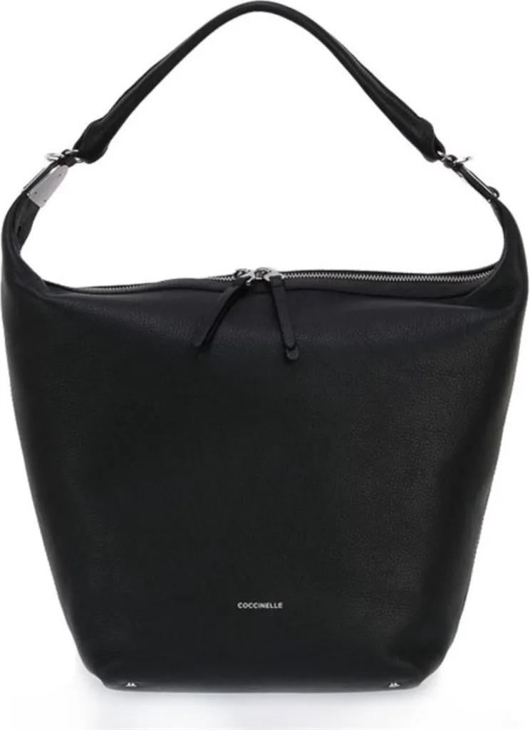 Sac Coccinelle MEF130202001 en cuir véritable avec finitions dorées