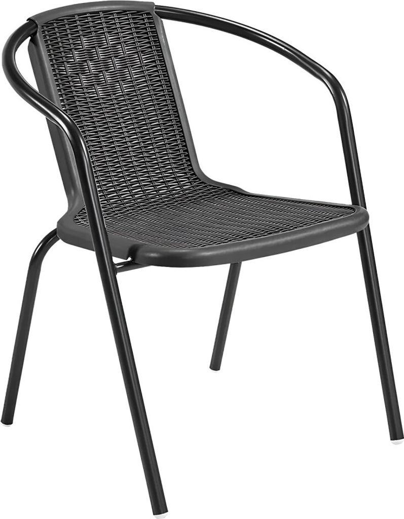 Kondela Stapelstuhl Freny - schwarz Produktbild 