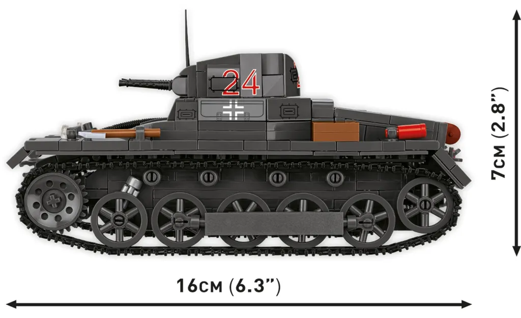 Panzer I Cobi 2660 Maquette à Construire pour Diorama Seconde Guerre