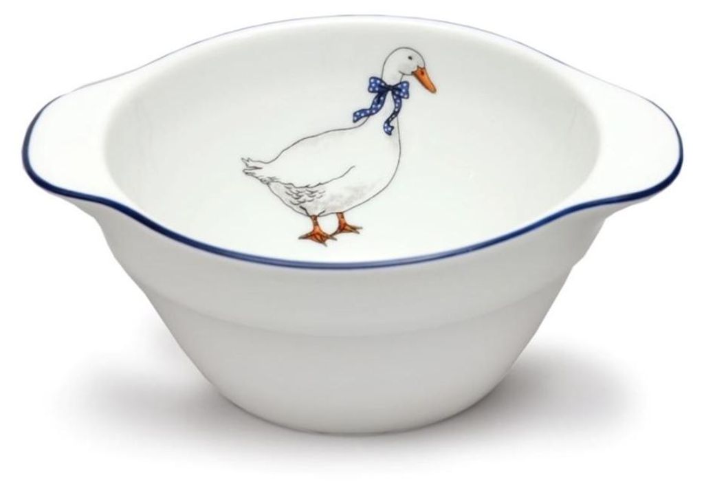 Thun 1794 Schale mit Ohren, Gänse, 12 cm, Porzellan, Produktbild 