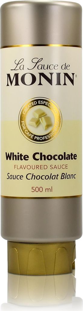 Monin Weiße Schokolade Sauce 500 ml - White Chocolate Produktbild 