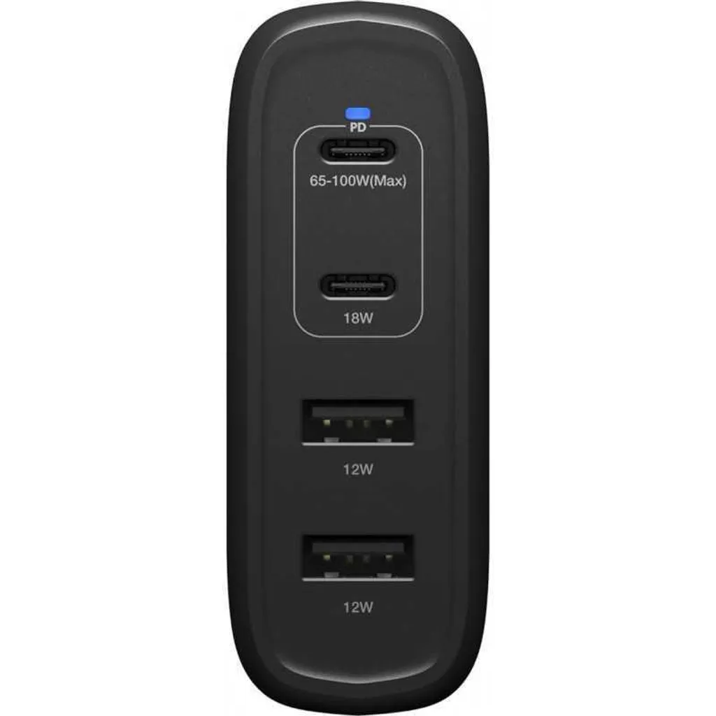 Caricabatterie da parete OtterBox Standard EU 100W GaN 2X USB-C + 2X USB-A