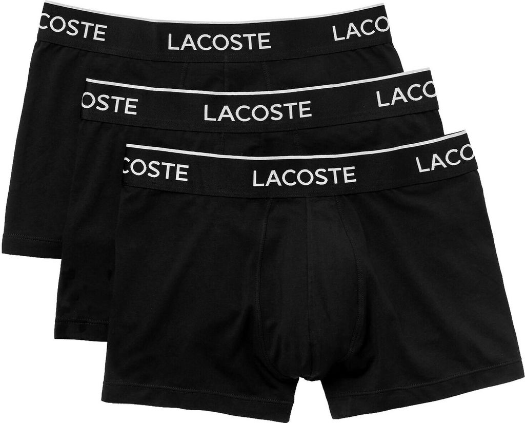 LACOSTE PACK DE TRES CALZONCILLOS TRUNK Schwarz Produktbild 