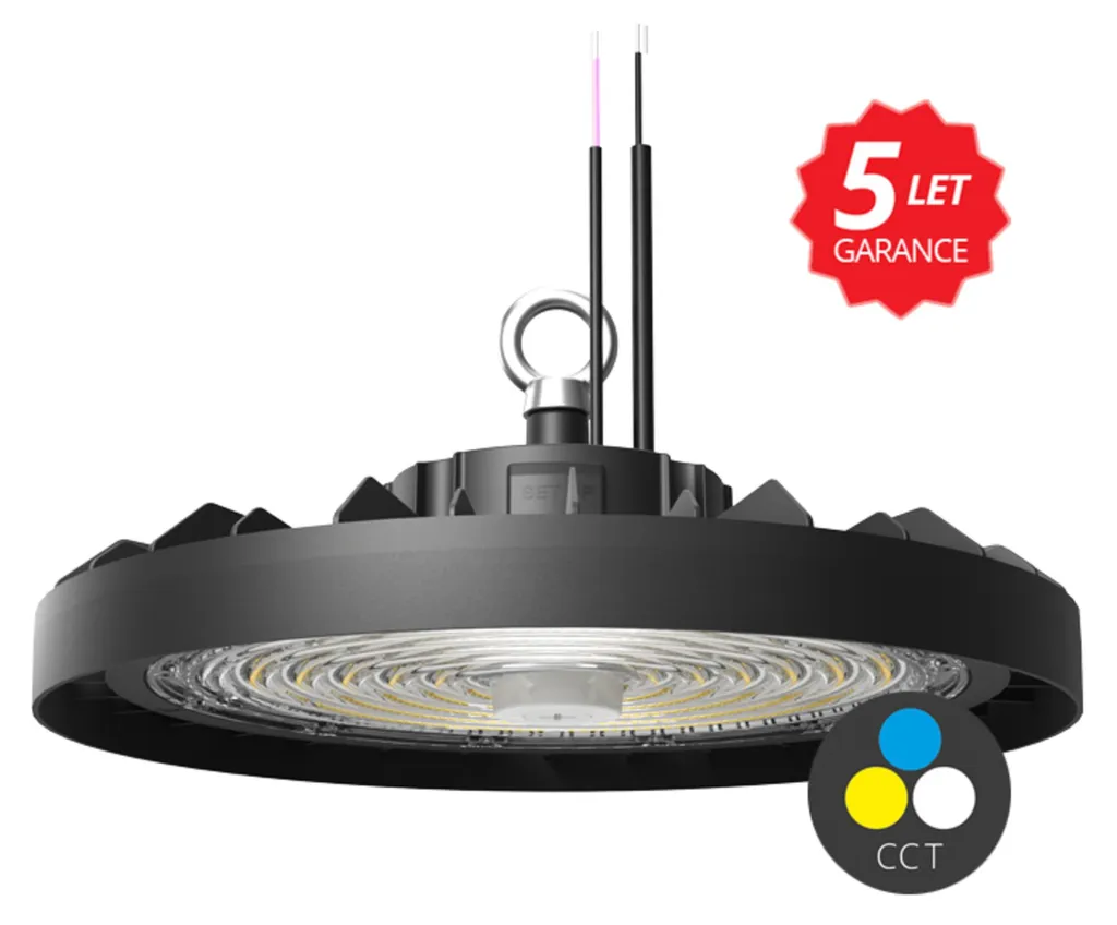 Cloche LED industrielle IP65 Ecolite 100W pour grand entrepôt