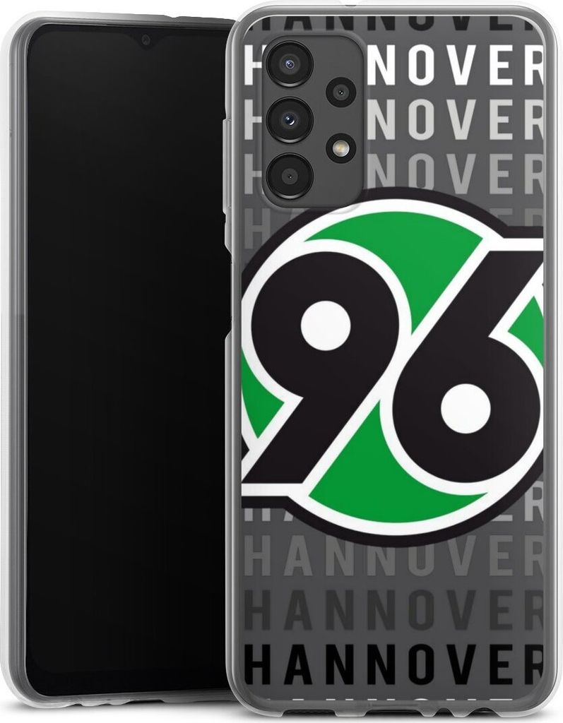DeinDesign Handyhülle für Samsung Galaxy A13 4G Silikon Hülle Case Smartphone Schutzhülle H96 Hannover 96 Offizielles Lizenzprodukt