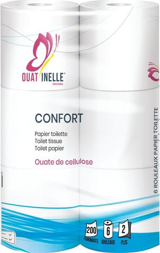 Weißes Hygienepapier 16x6x200f