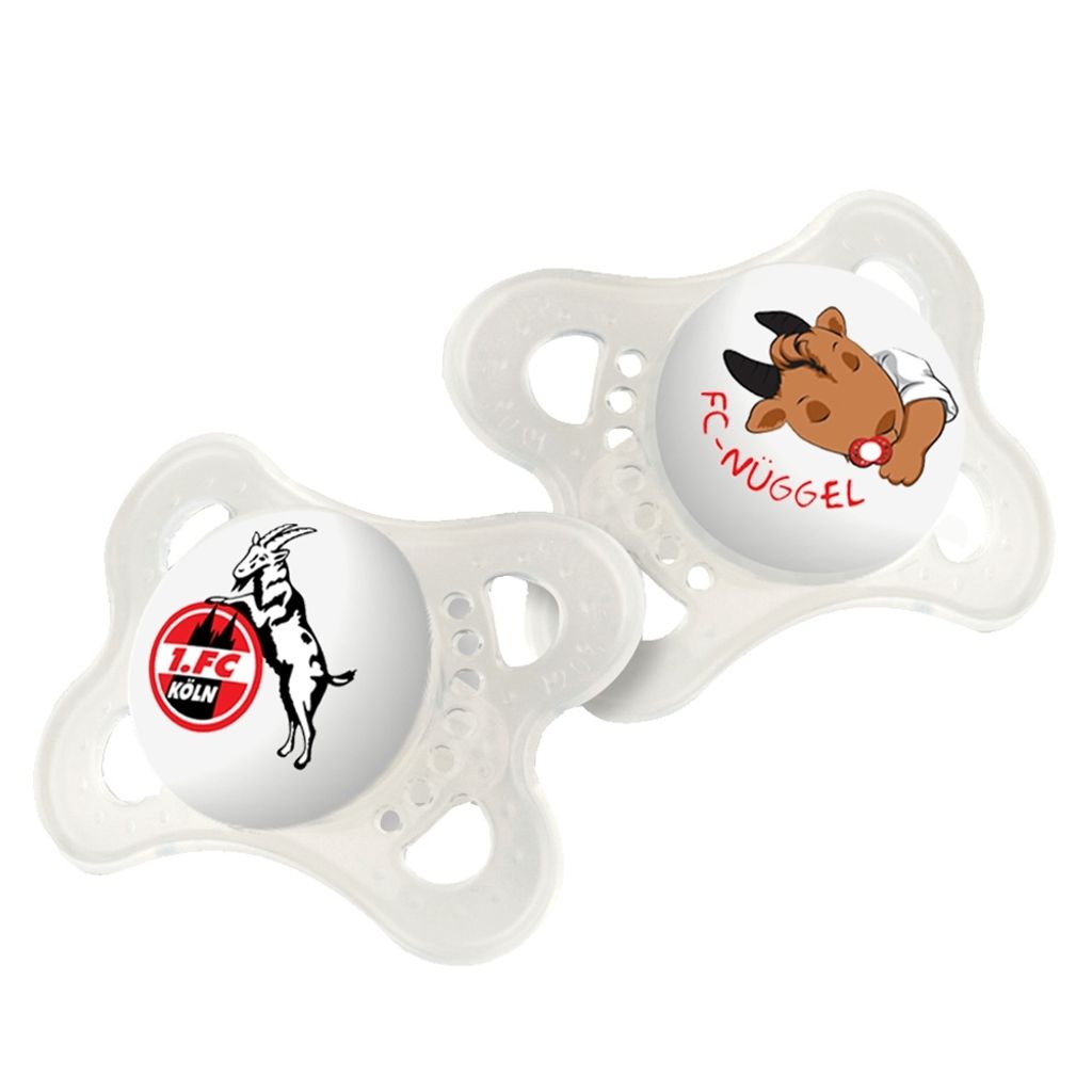 1. FC Köln Baby-Schnuller 2er Set Schnute + Logo 0-6 Monate Produktbild 9