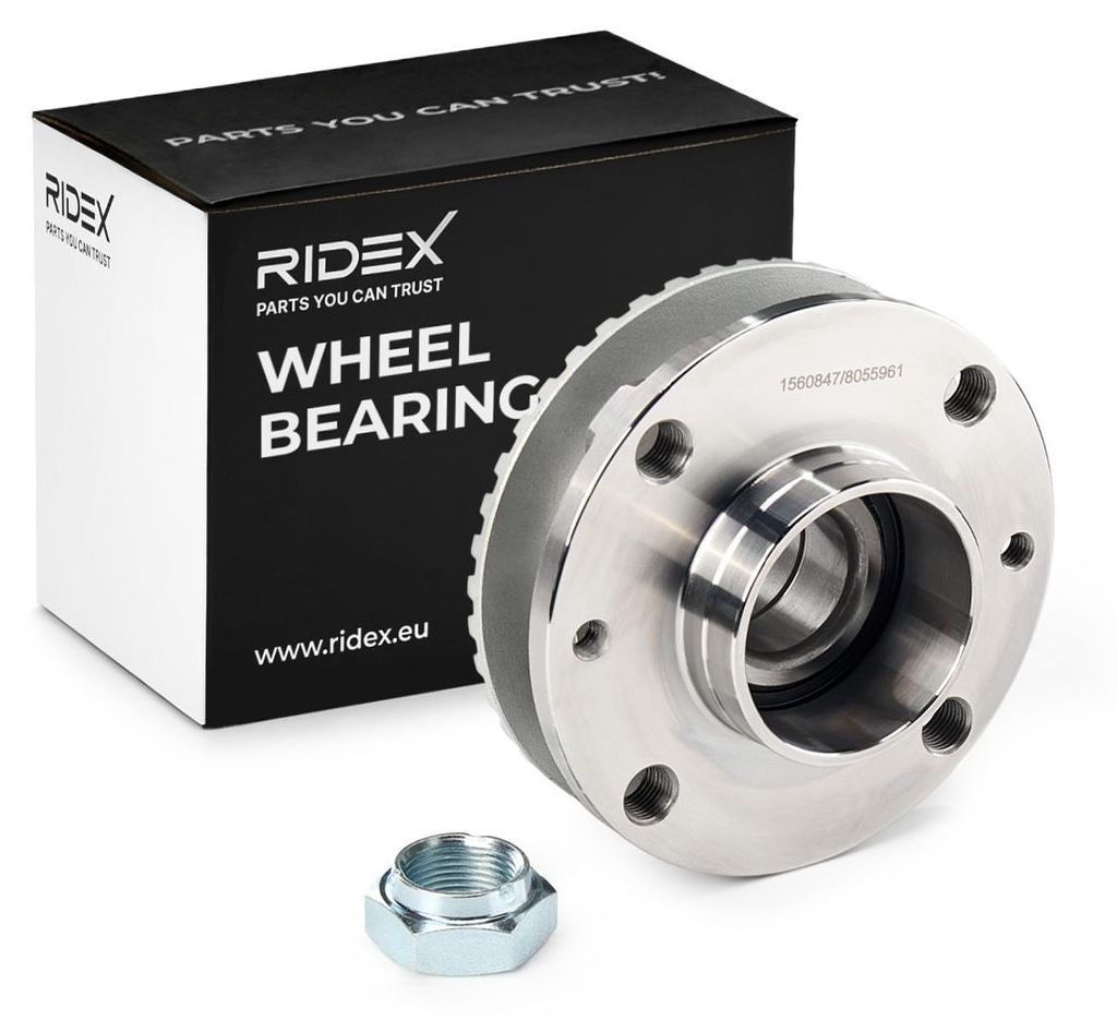 RIDEX Radlagersatz Hinten für FIAT COUPE (FA/175) Schrägkugellager 118mm 654W0292
