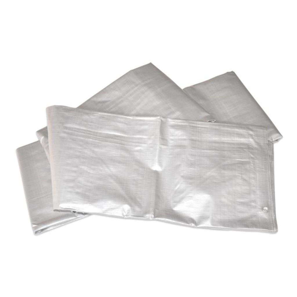 Plane 120 g SILBER 3 x 4 m