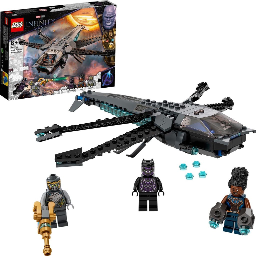 LEGO 76186 Marvel Super Heroes Black Panthers Libelle Image du produit 