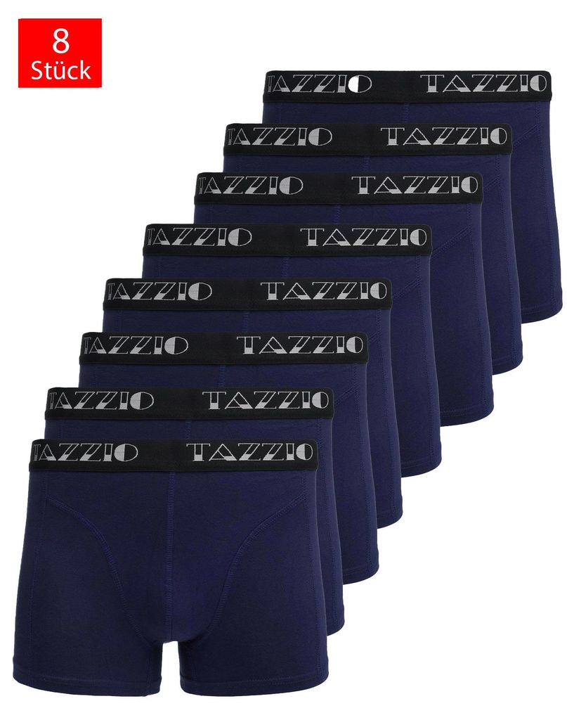 Tazzio Herren Boxershorts 8er Pack BS1000 (Navyblau, XXL) Produktbild 