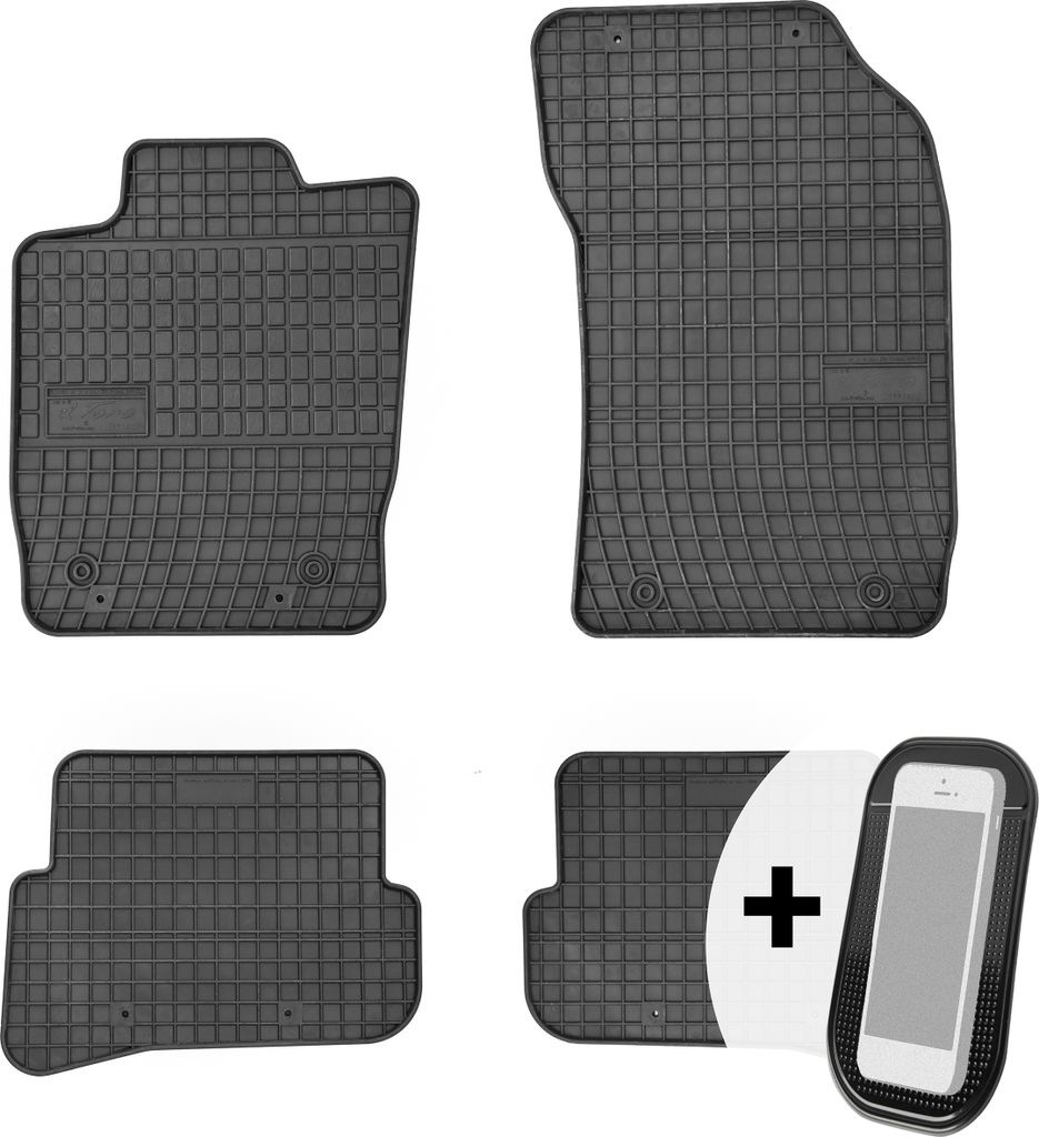 Gummimatten Auto Fußmatten Automatten Passgenau 4-teilig Set - passend für Audi A1 2010-2018