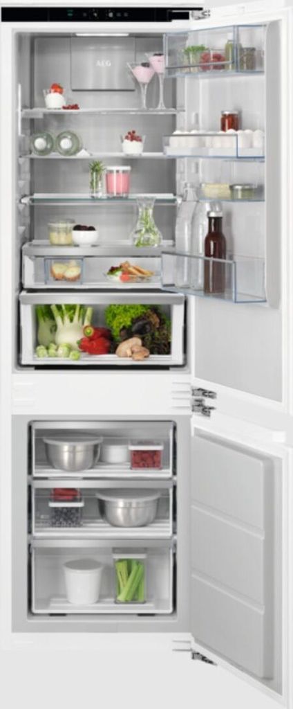 AEG Einbau-Kühl-/ Gefrierkombination 178er Nische Festtürtechnik NoFrost TSC8M181DC