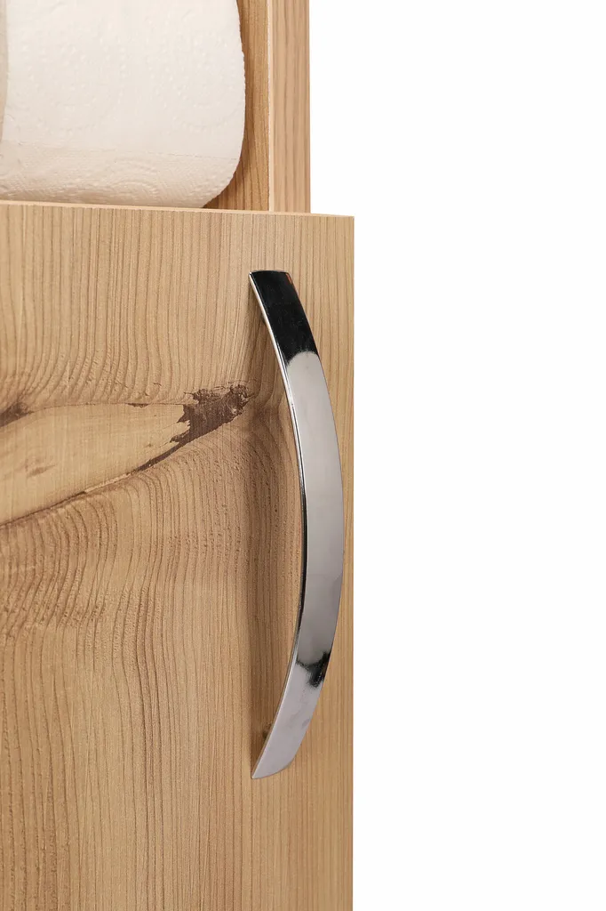 Armoire de toilette gain de place pour petite salle de bain, Star Chêne - 4
