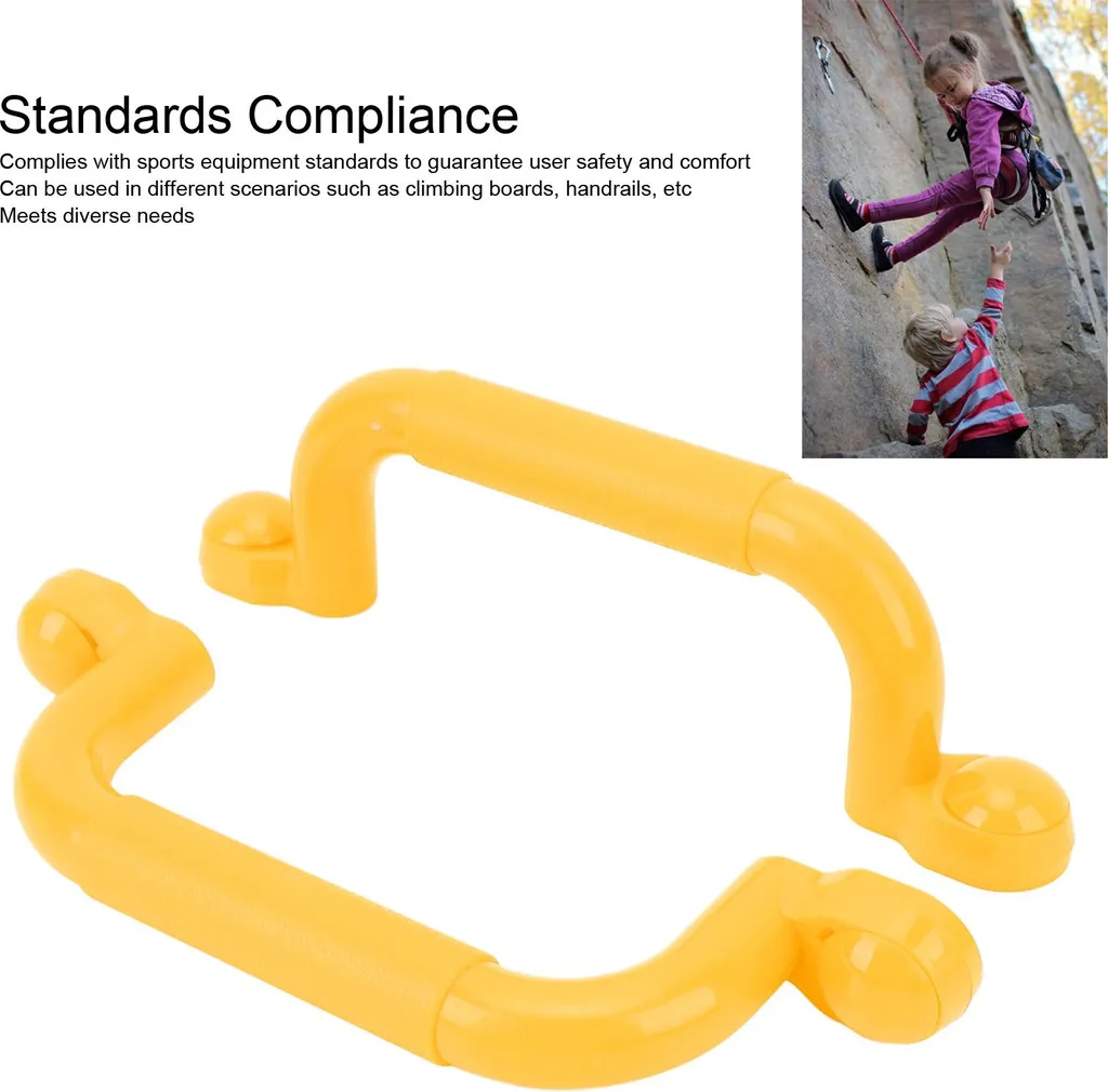 Maniglie Per Arrampicata Per Bambini – 2 Prese In Plastica PP Con Viti – Per Pareti, Case Sull'Albero E Giochi Esterni