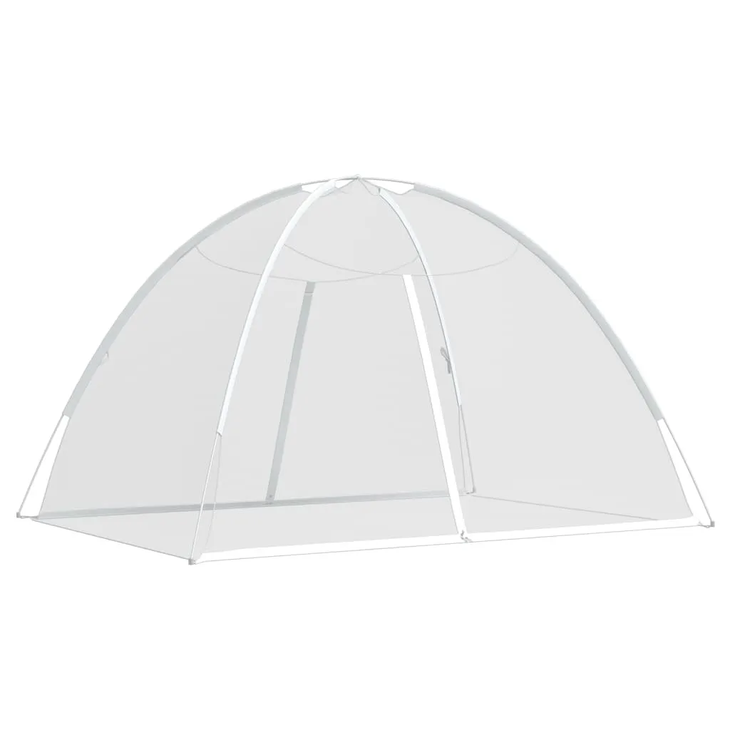 vidaXL Tente Moustiquaire Mongolie 220 Mesh Blanc 200x150x140 cm