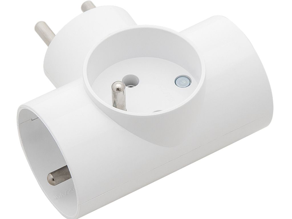 Rozdeľovač r-31 3 zásuvky s uzemnením Obrázok produktu 