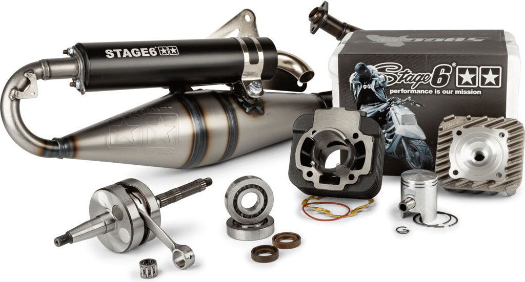 Stage6 Streetrace Kit, Motor Kurbelwelle, Auspuffanlage Und 50Cc Piaggio Ac Homologiert.