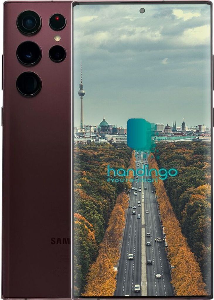 Galaxy S22 Ultra 5G 128GB Burgundy Smartphone Produktbild 25
